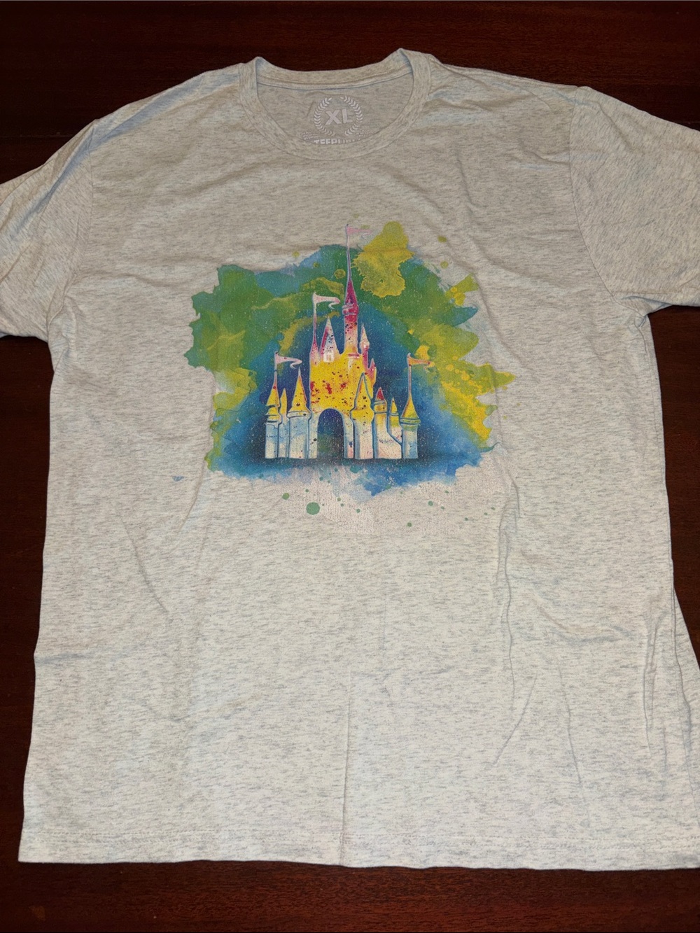 Tee Public Disney Castle t shirt XL Unisex